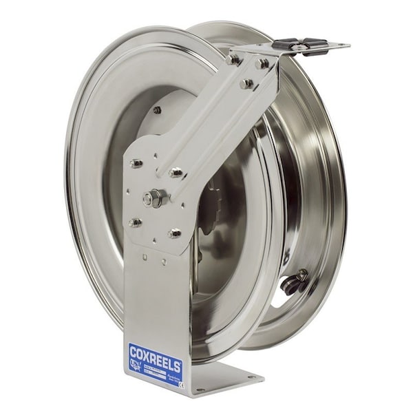 Coxreels Hose Reel, SH-SS, 1/2 Inch ID, 3/4 Inch OD, 50 ft Hose L SHL-N-450-SS - main